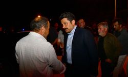 Vali Demiryürek, olay yerinde
