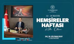 İl Sağlık Müdürü Doç. Dr. Süleyman Ersoy'dan Hemşireler Haftası mesajı