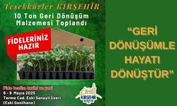 10 Ton Atık Toplandı, Fideler Hazır