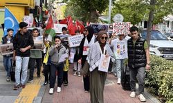 Kırşehir'de çocuklar Gazze'ye destek için yürüdü