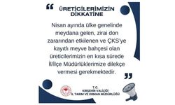 Üreticiler dilekçe ile başvursun!'