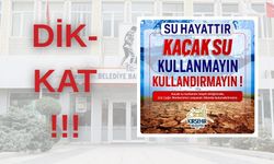 Kırşehir Belediyesi’nden Kaçak Su Uyarısı