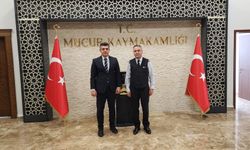 Tümgeneral Murat Bulut ile Mucur Kaymakamı Emre Yeşilbaş bir araya geldi