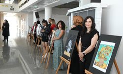 Üniversite öğrencilerinin resimleri hayran bıraktı