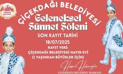 Çiçekdağı Belediyesi’nden Geleneksel Sünnet Şöleni: Son Başvuru 18 Temmuz’a Kadar