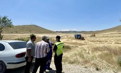 Kırşehir'de jandarma vatandaşları anız ve örtü yangınlarına karşı uyardı