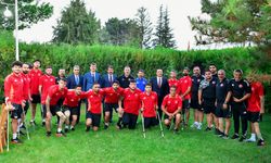 Vali Demiryürek, Ampute Futbol Milli Takımı ile Buluştu