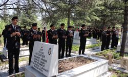 Jandarma Teşkilatının 186'ncı kuruluş yıl dönümünde şehitler unutulmadı