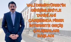 TARİHİ AHİ ÇARŞISI’NDA FİBER İNTERNET DÖNEMİ BAŞLADI
