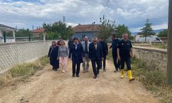 Cumhur İttifakı temsilcileri sel mağdurlarının yanında