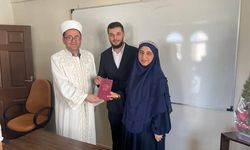 Kırşehir İl Müftülüğü, nikah merasimi ile genç çiftin mutluluğuna şahitlik etti
