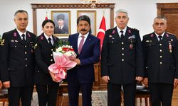 Jandarma’dan Vali Demiryürek’e 186. yıl ziyareti