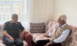 İl Jandarma Komutanı Şehit Ailesinin Kapısını Çaldı