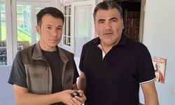Kırşehir'de halı sahada bitkin halde ebabil kuşu bulundu
