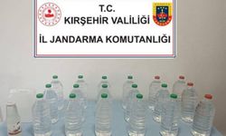 Kırşehir'de 48 litre etil alkol ve 1 litre kaçak votka ele geçirildi