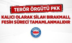 Fatih Mehmet Yavuz: “PKK Kalıcı Olarak Silah Bırakmalı"