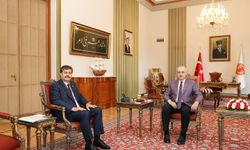 Necmettin Erkan’dan TBMM Başkanı Numan Kurtulmuş’a Ziyaret