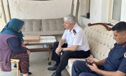 İl Jandarma Komutanı Ahmet Yıldırım'dan Şehit Ailelerine Vefa Ziyareti