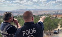 Kırşehir'deki ormanlık alanlar yangınlara karşı dronla denetleniyor