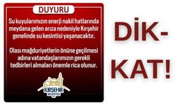 Kırşehir Belediyesi’nden Su Kesintisi Uyarısı