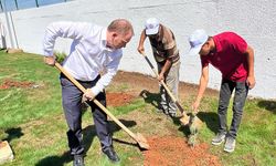 Yasin Gülşen, Öğrencilerle Birlikte Ağaç Dikti