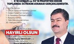 Kırşehir’e 56 Hekim Atandı!