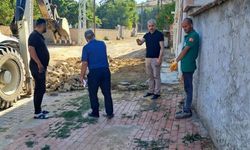 Özbağ’da Hamzalar Sokak’ta Çevre Düzenlemesi Sürüyor