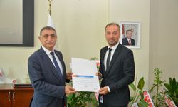 Rektör Karahocagil, Yeni Başhekim Erbesler’i Tebrik Etti