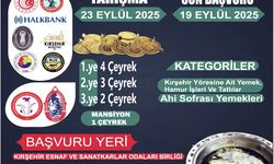 13. Ahi Sofrası Yöresel Yemek Yarışması 23 Eylül’de
