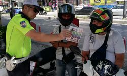 Kırşehir’de Motokuryelere Trafik Güvenliği Bilgilendirmesi