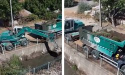 Selgah Deresi Taşkın Kanalında Temizlik Çalışmaları Devam Ediyor