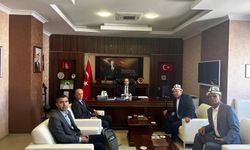 Kırgız Soydaşlardan Kaman Kaymakamı Tok’a Ziyaret