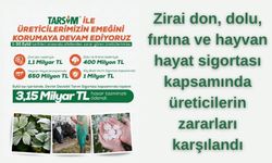 “TARSİM ile Üreticilerimizin Emeğini Korumaya Devam Ediyoruz”