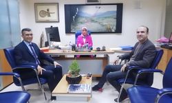 Fatih Mehmet Yavuz ve Levent Şahin’den Tapu Müdürü Dilek Dursun’a Nezaket Ziyareti