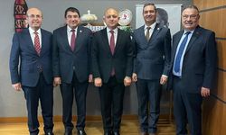 Ekicioğlu, Bozdağ ve Önal, Milletvekili Metin İlhan ile görüştü