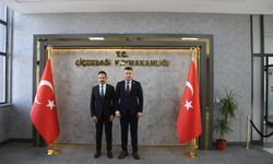 İl Müdürü Sağlam’dan Kaymakam Öğüt’e Hayırlı Olsun Ziyareti