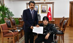 ÖZEL KARDEŞİMİZ CENGİZHAN’DAN VALİ MURAT SEFA DEMİRYÜREK’E ANLAMLI ZİYARET
