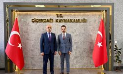 İl Emniyet Müdürü Görücü’den Çiçekdağı Kaymakamı Öğüt’e Hayırlı Olsun Ziyareti