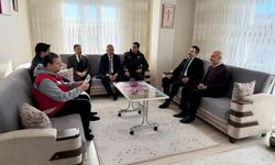 Kaymakam Öğüt, Şehit Ailelerini Ziyaret Etti