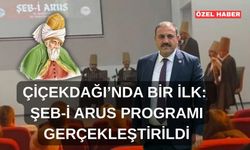 Kırşehir’de İlk Kez Düzenlenen Şeb-i Arus Programı Çiçekdağı’nda Gerçekleştirildi