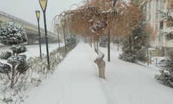 Kar Yağışı Kırşehir’i Beyaz Örtüyle Kapladı