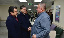 Vali Demiryürek ve Milletvekili Erkan’dan Acil Serviste Yeni Yıl Tebriği