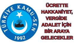 Kamu-Sen’den Çağrı: “Ücrette Hakkaniyet, Vergide Adalet”