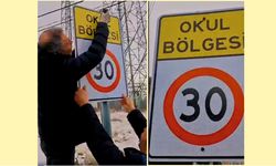 Mucur’da Okul Çevrelerine Hız Sınırı Levhaları Yerleştirildi