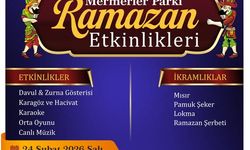 Mermerler Parkı’nda Ramazan Etkinlikleri
