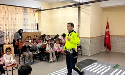 Çiçekdağı’nda Miniklere Trafik Bilinci Eğitimi