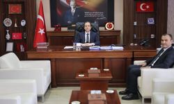 İlçe Milli Eğitim Müdürü İman’dan Kaymakam Tok’a Ziyaret