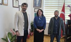 KAEÜ Eğitim Fakültesi Dekanı Şahin’e Hayırlı Olsun Ziyareti