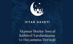 Akpınar Bozkır Derneği’nden İftar Daveti