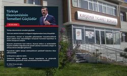 Kırşehir Ticaret Borsası’ndan Ekonomi Açıklaması